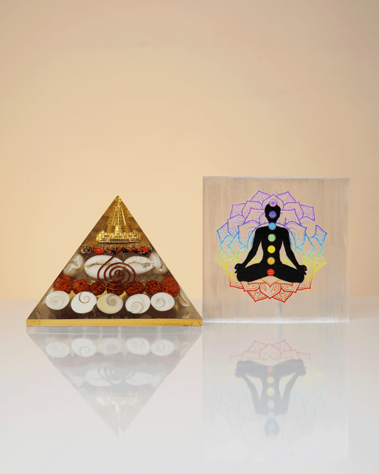 Wealth Attracting Pyramid and Super Charger Combo