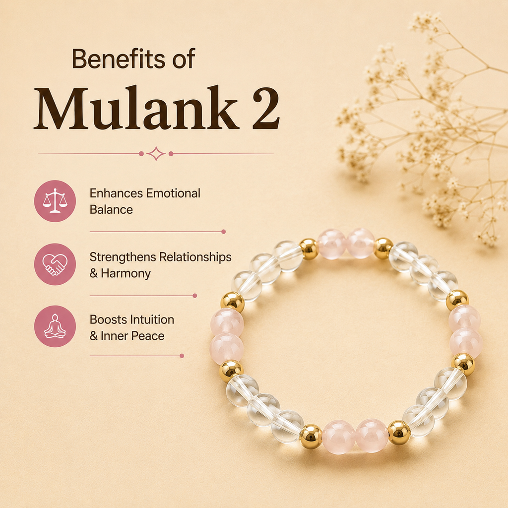 Mulank 2 (Rose Quartz + Clear Quartz)