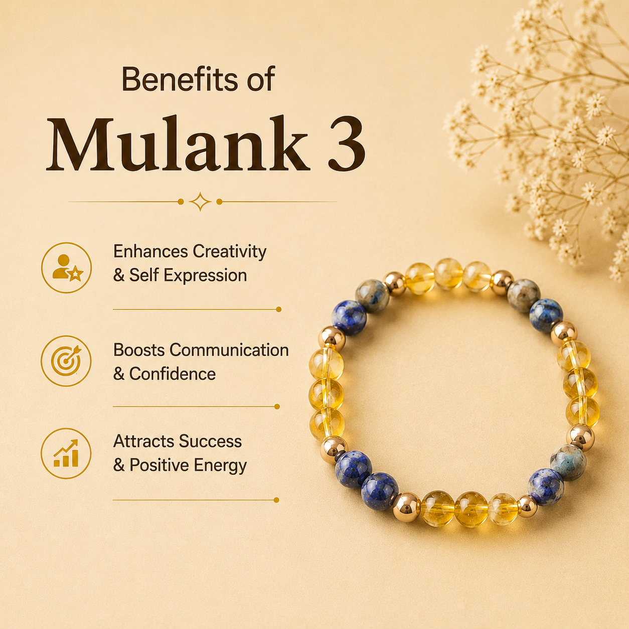 Mulank 3 (Lapiz Lazuli + Citrine)