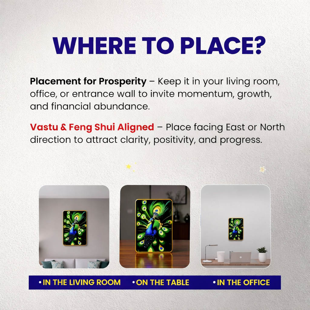 Royal Lapis Peacock Wall Art