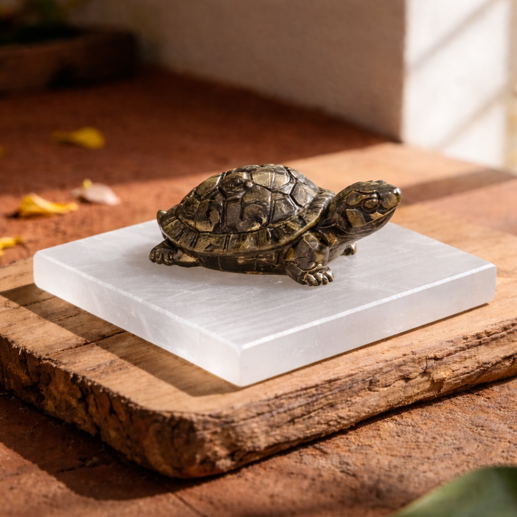 Pyrite Money Magnet Turtle