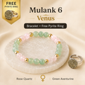Mulank 6 (Rose Quartz + Green Aventurine)