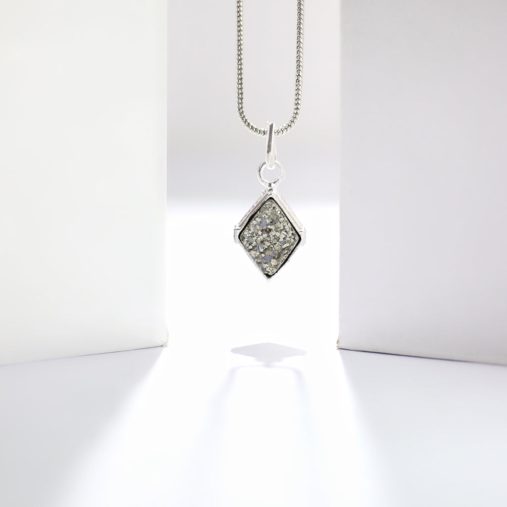 Silver Pyrite Pendant