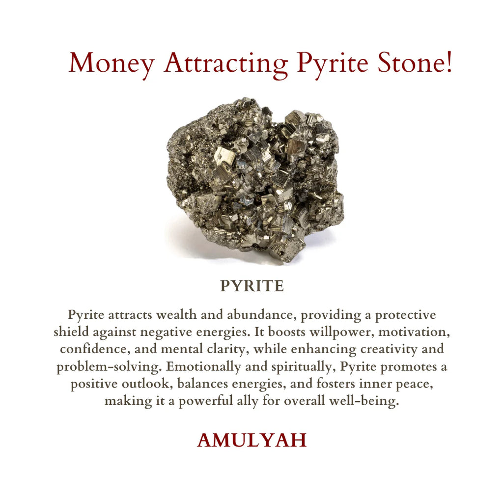 Raw Pyrite Anklet with Free Super Charger