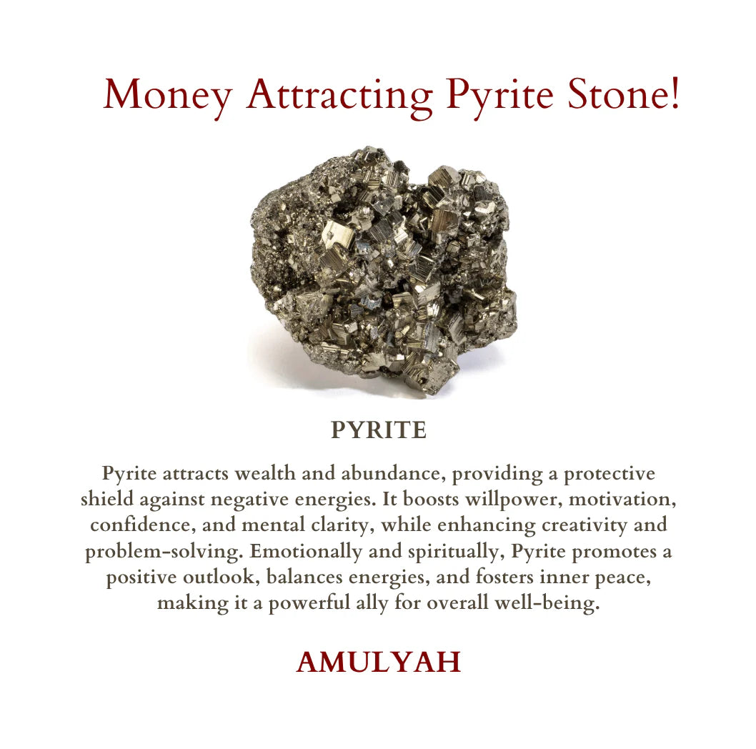 Raw Pyrite Anklet with Free Super Charger