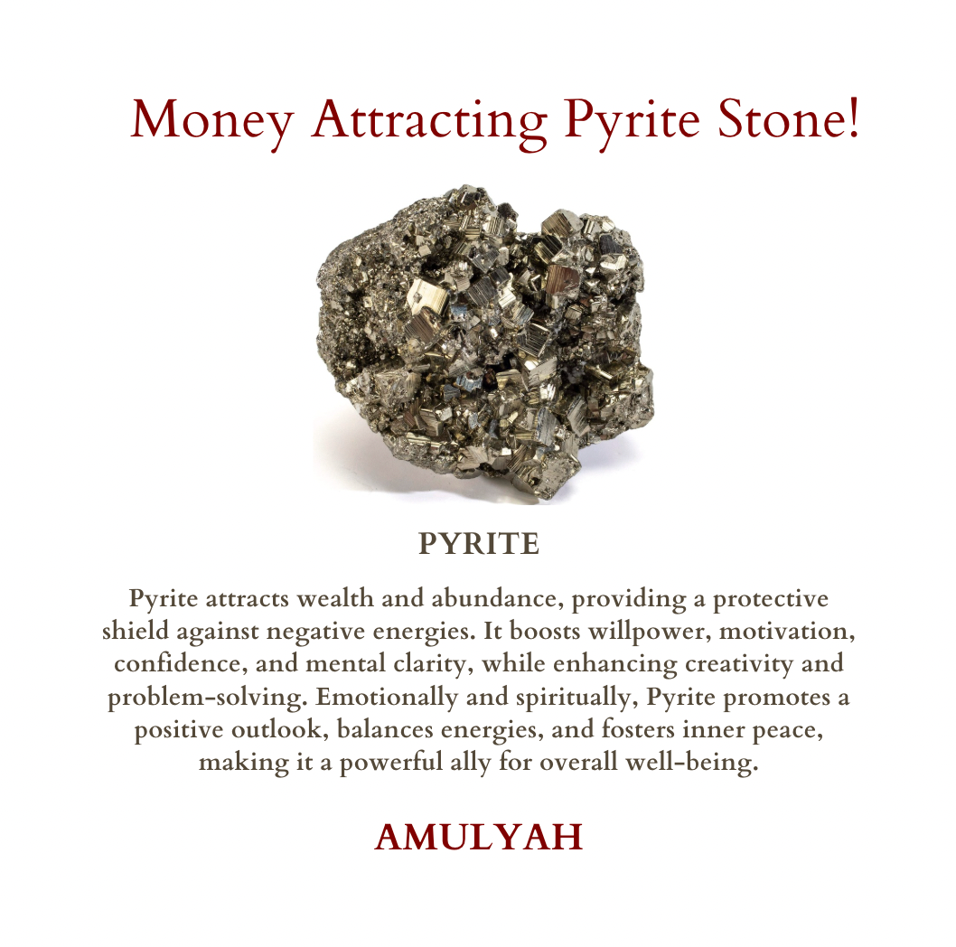 Money Magnet Pyrite Pyramid.