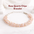 Rose Quartz Chips Bracelet