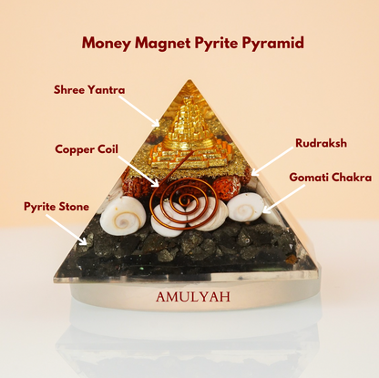 Money Magnet Pyrite Pyramid.