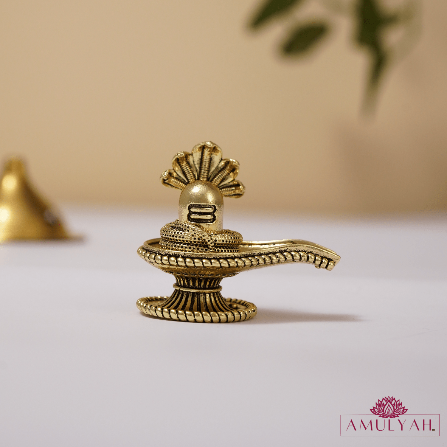 Brass Miniature Shivling