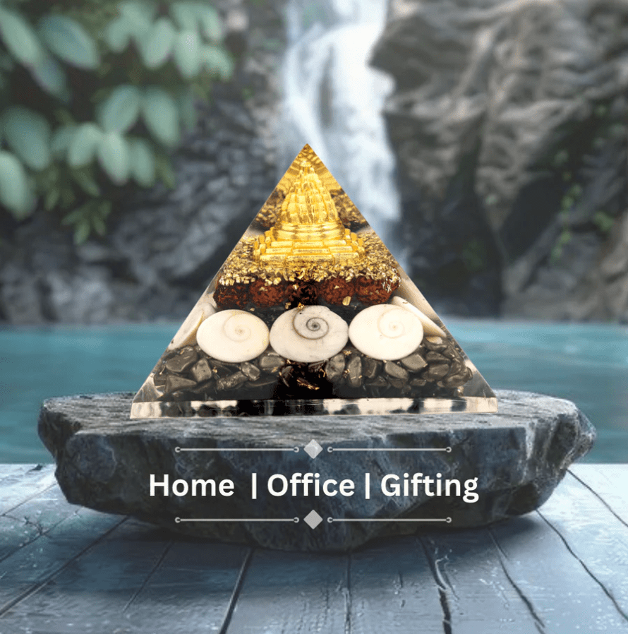 Money Magnet Pyrite Pyramid