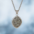 Pyrite Pendant Assymetrical