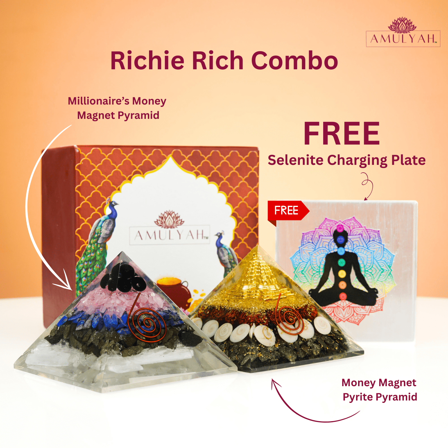 Richie Rich Combo (FREE Selenite Charging Plate)