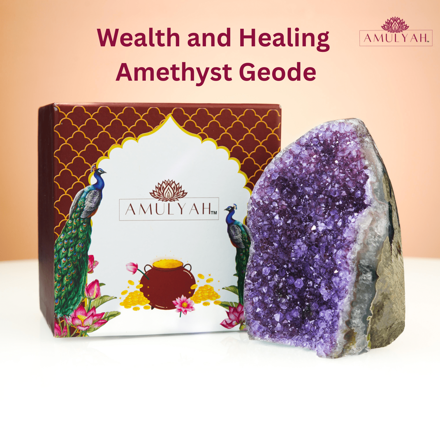 Wealth and Healing Amethyst Geode